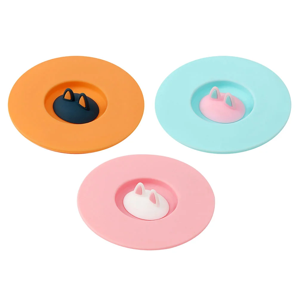 

3 шт., силиконовые колпачки для кружек с защитой от пыли