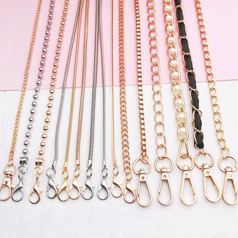 Metal chain Strap Cord Chain For iPhone 13 Pro Max MiNi 12 Pro XS Max X XR X 7 8 Plus SE 20 Carry Necklace Lanyard