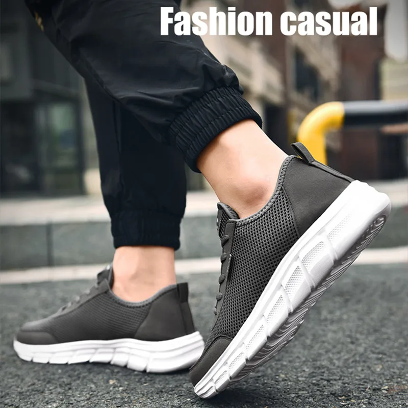 New Men Breathable Running Shoes Outdoor Sports Shoes Lightweight Sneakers Comfortable Athletic Training Footwear