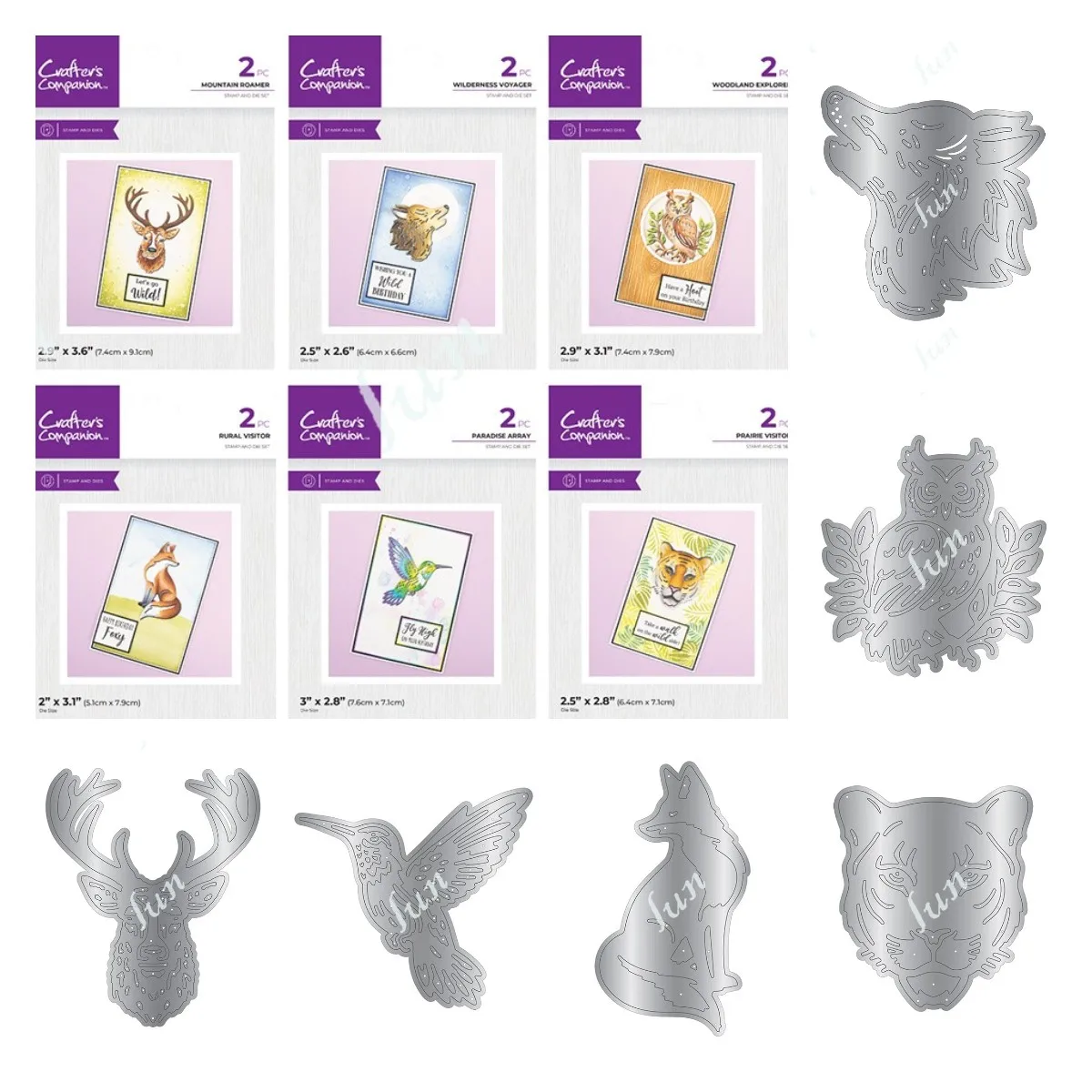 Лесные штампы для резки животных тиснение скрапбук вырезанная бумага