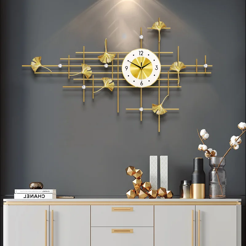 

Creative Wall Clock Living Room Light Luxury Home Decoration Wall Watch Fashion Creative Nordic Simple Clock Wall Watch
