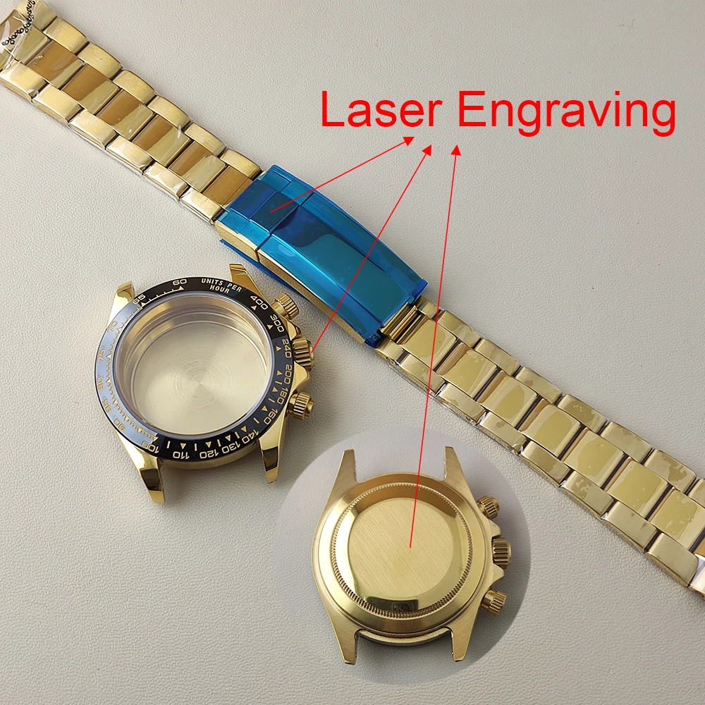 Браслет с лазерной гравировкой 39 мм браслет из нержавеющей стали сапфировым