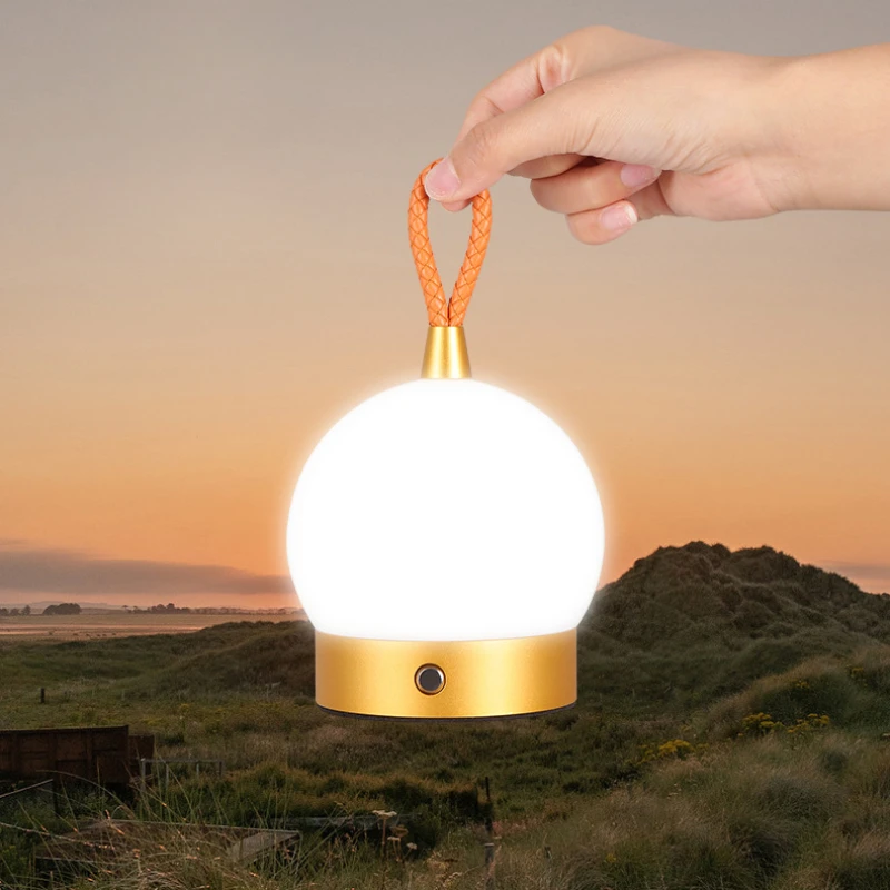

Camping Atmosphere Light Portable Hanging Night Light Table Lamp Indoor Outdoor Lighting Bedroom Bedside