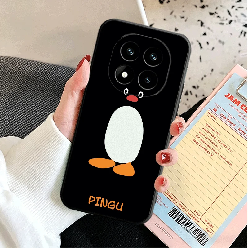 Мягкий силиконовый чехол для телефона Xiaomi Redmi Note 15 14 13 12 с мультяшным пингвином P-Pingus, для моделей 11 Pro Plus 12S 11S 10S 10 11T 5G (art.: 3920da46ff009) - 3920da46ff009