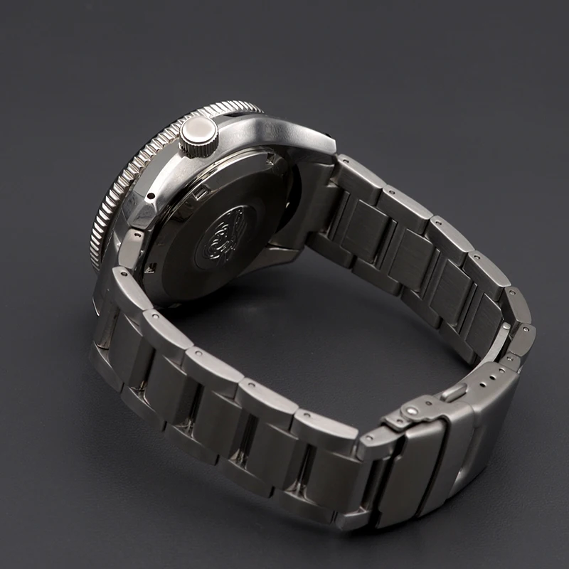 20MM Original Bracelet Watch Parts Solid 316L Stainless Steel Watch Strap Fit SPB185/187 Diver Watch Case Deployment Buckle
