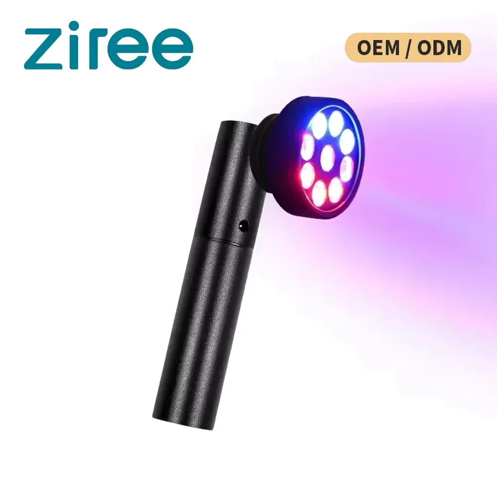 Устройство для физиотерапии красного света с 9-светодиодами сине-красный и почти