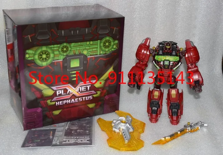 

Planet X PX-06B Grimlock Hephaestus 3rd Party Transformation Toys Anime Action Figure Toy Deformed Model Robot In Stock Gift