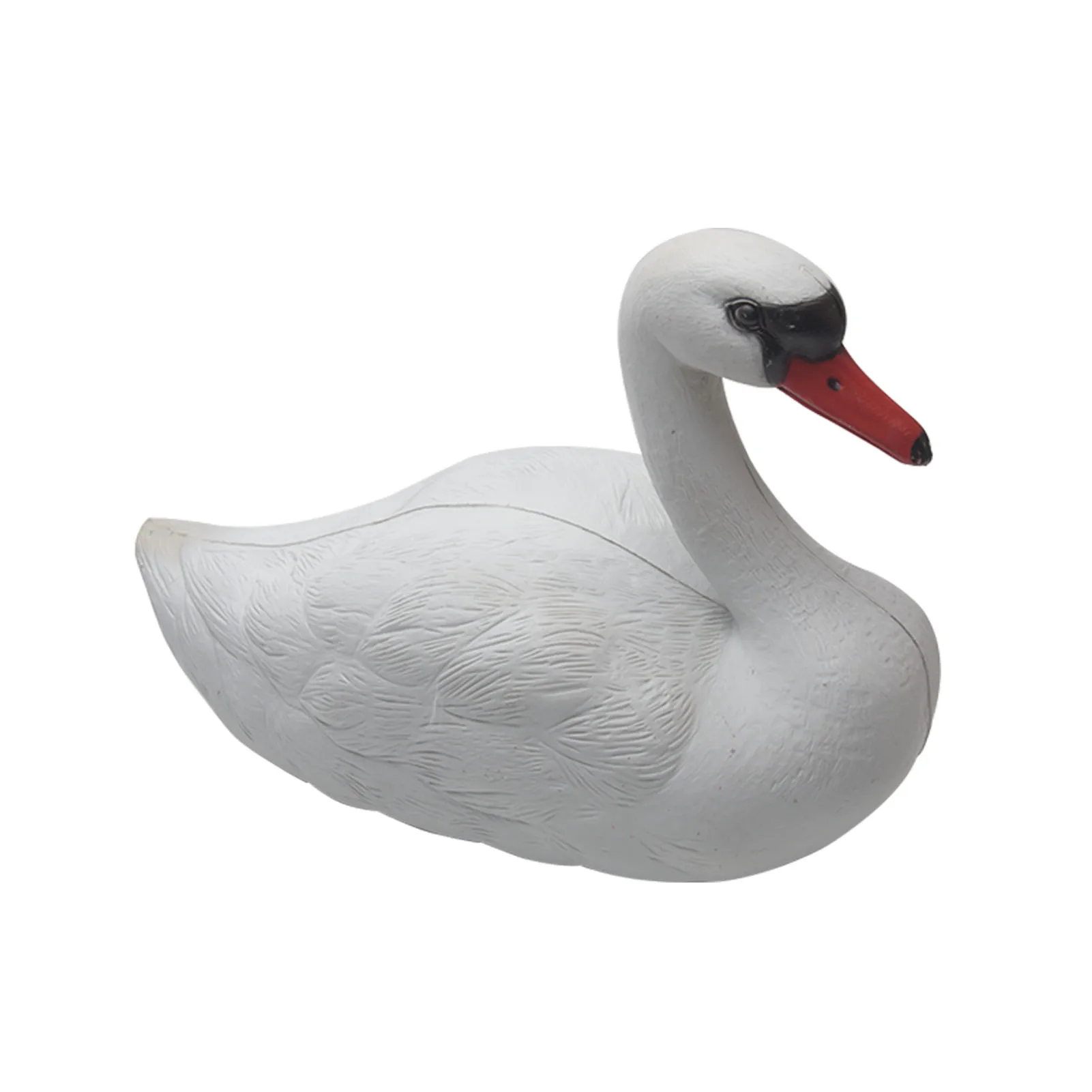 

Decoration Floating Swan Sculpture Garden Fishing Hunting Lightweight White Pond Bird Statue Realistic Decoy Yard Ornament