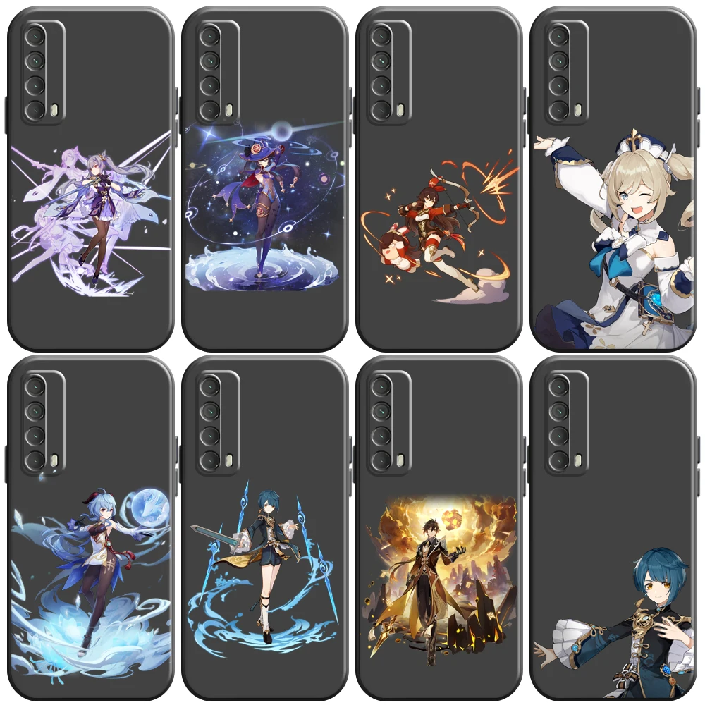 

Genshin Impact Project Game Phone Case For Huawei P Smart Z 2019 2021 P20 P20 P30 Lite Pro P40 Lite 5G Soft Carcasa Coque Back