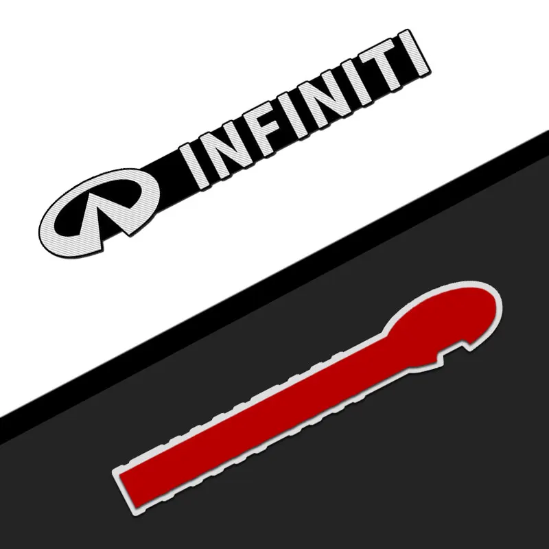 Автомобильное аудио украшение 3D алюминиевый значок эмблема наклейки для Infiniti Q50
