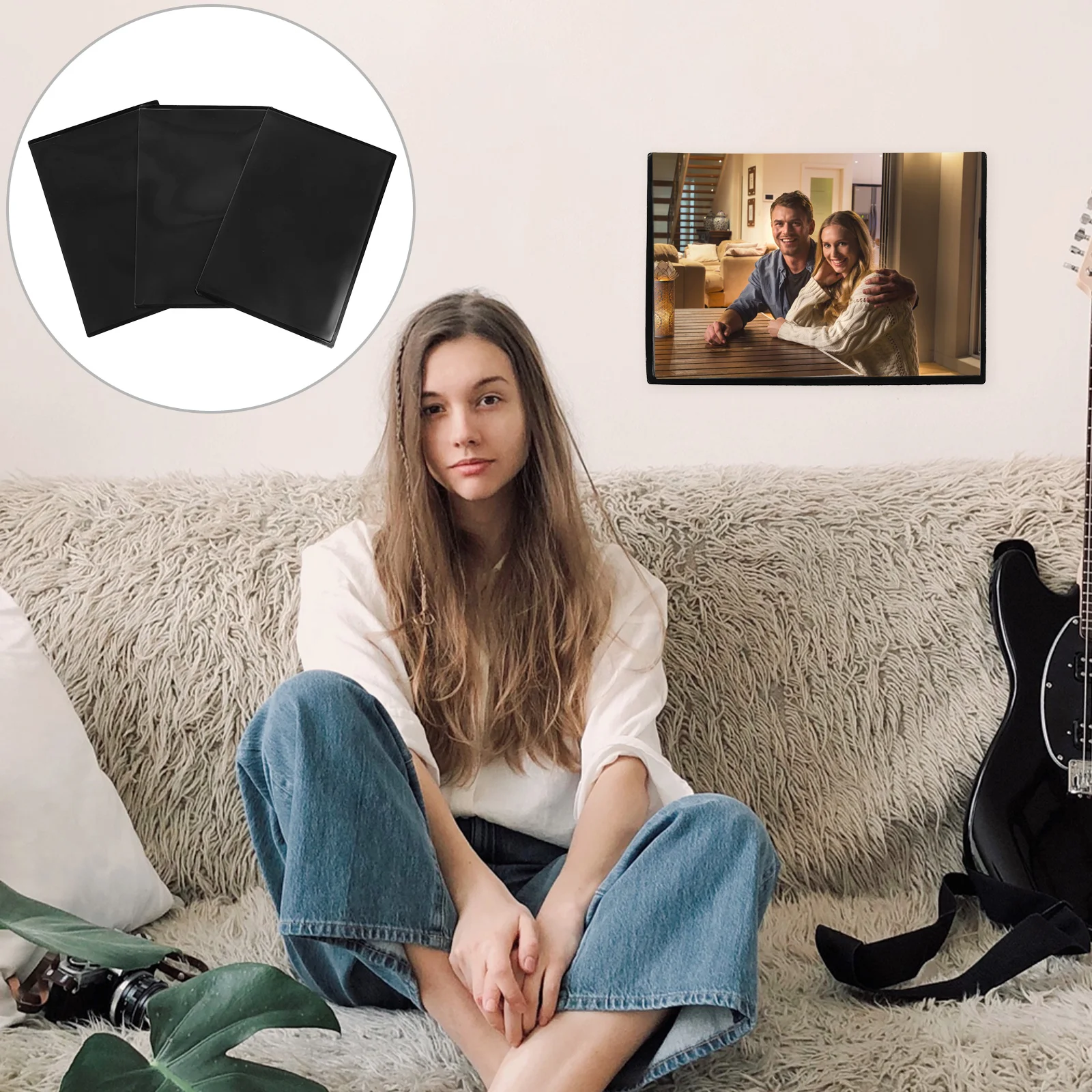 

Office Fridge Magnet Picture Frames Fridge Refrigerator Magnets Photo Magnetic Sleeves Office Cabinet Pictures Decoration