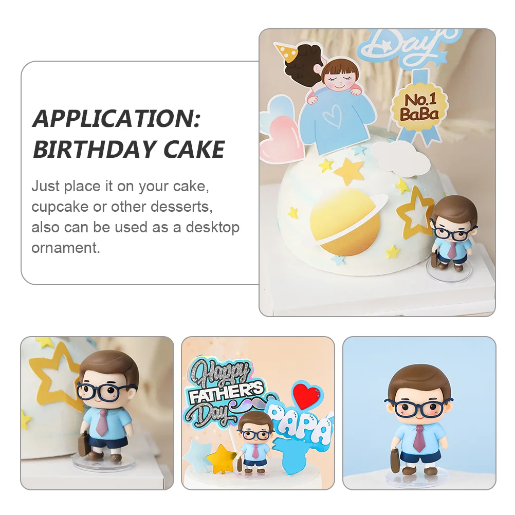 2 шт. украшения для торта на день отца топперы кексов товары дня рождения из