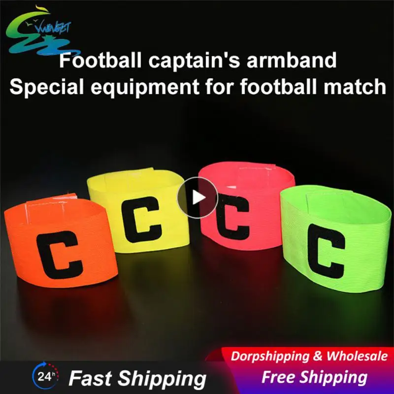 

Эластичный футбольная повязка капитана Anti-drop C Logo футбольные принадлежности футбольная тренировка настраиваемая эластичная лента намотка на руку