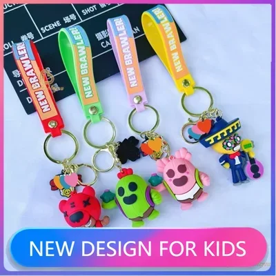 Лидер продаж 3D мультяшный брелок аксессуары Bibi Bull Hero школьный с подвеской
