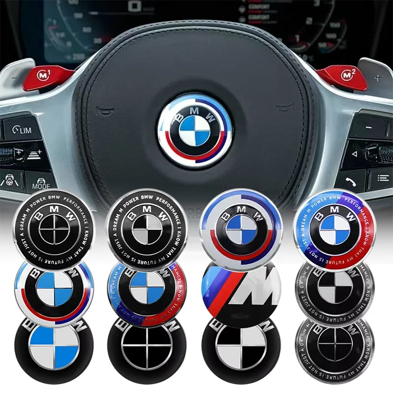 Наклейка-эмблема на руль автомобиля для BMW E46 E90 E60 F30 F10 E39 E36 E87 F20 E90 E70 M3 M5 M6 G20 G30 E93 Z3 (art.: 3920dad6884ea) - 3920dad6884ea