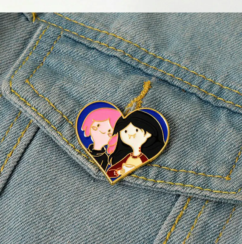 10 шт./лот эмалевые булавки принцессы Bubblegum персонализированные Мультяшные броши