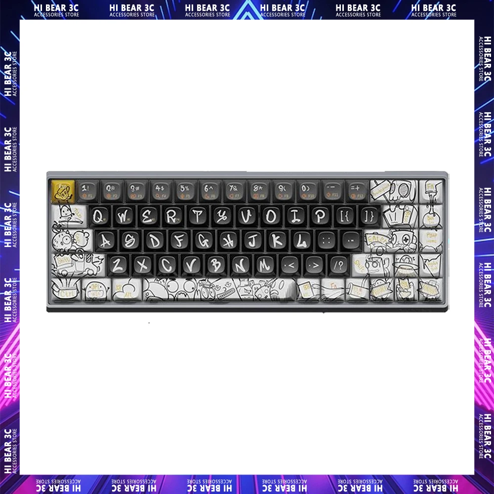 

Lofree механическая клавиатура с тремя режимами горячей замены 68 100 клавиш PBT клавиатура с низкой задержкой игровая клавиатура для ПК геймера ноутбука офисные подарки