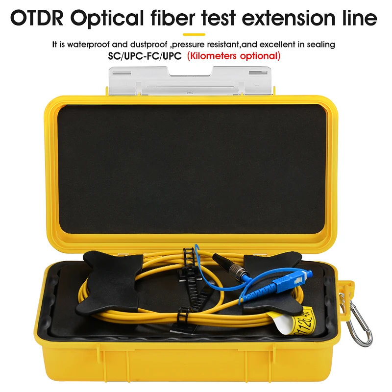 OTDR Fiber Tester SC/UPC-FC/UPC Test Extension Cable Fiber Jumper Box 500M 1000M 2000M