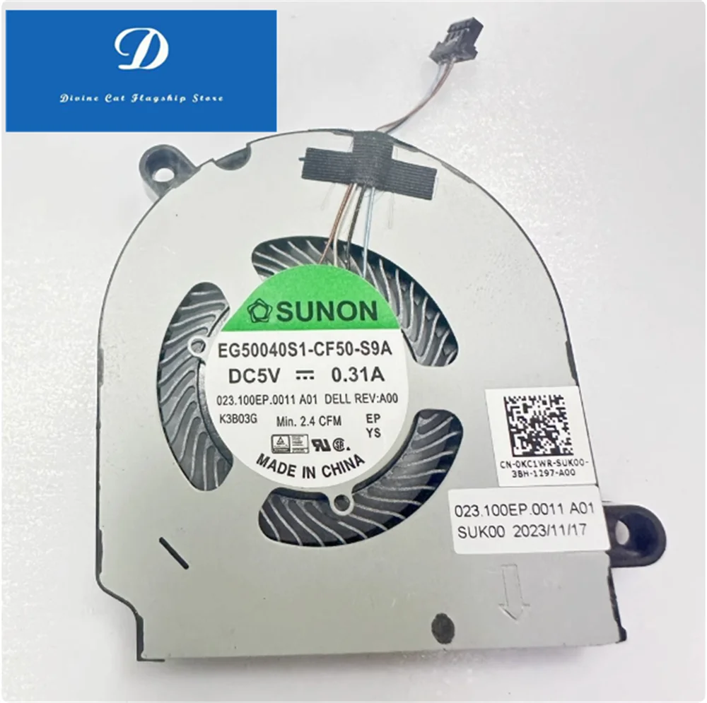 ДЛЯ Dell Latitude 13 5300 Вентилятор 2 в 1 0KC1WR