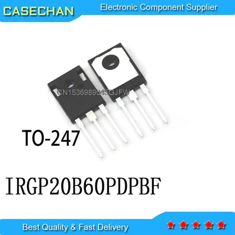 

10PCS New and Original IRGP20B60PD GP20B60PD TO-247 22A 600V IRGP20B60PDPBF