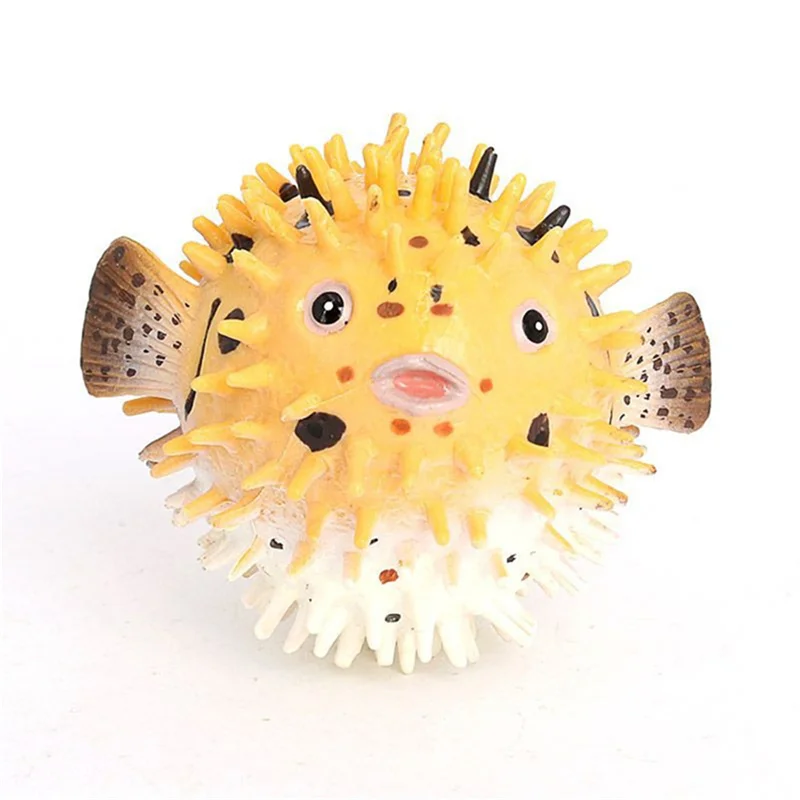 Thorn Dolphin Pufferfish Action Figure Models Series Children Toys Children's Gifts