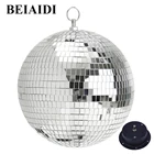 Отражающий подвесной зеркальный шар BEIAIDI диа20 см, 25 см, шар для дискотеки с мотором для коммерческого праздника, дома вечерние НКИ, свадьбы, декор KTV, диско-шар
