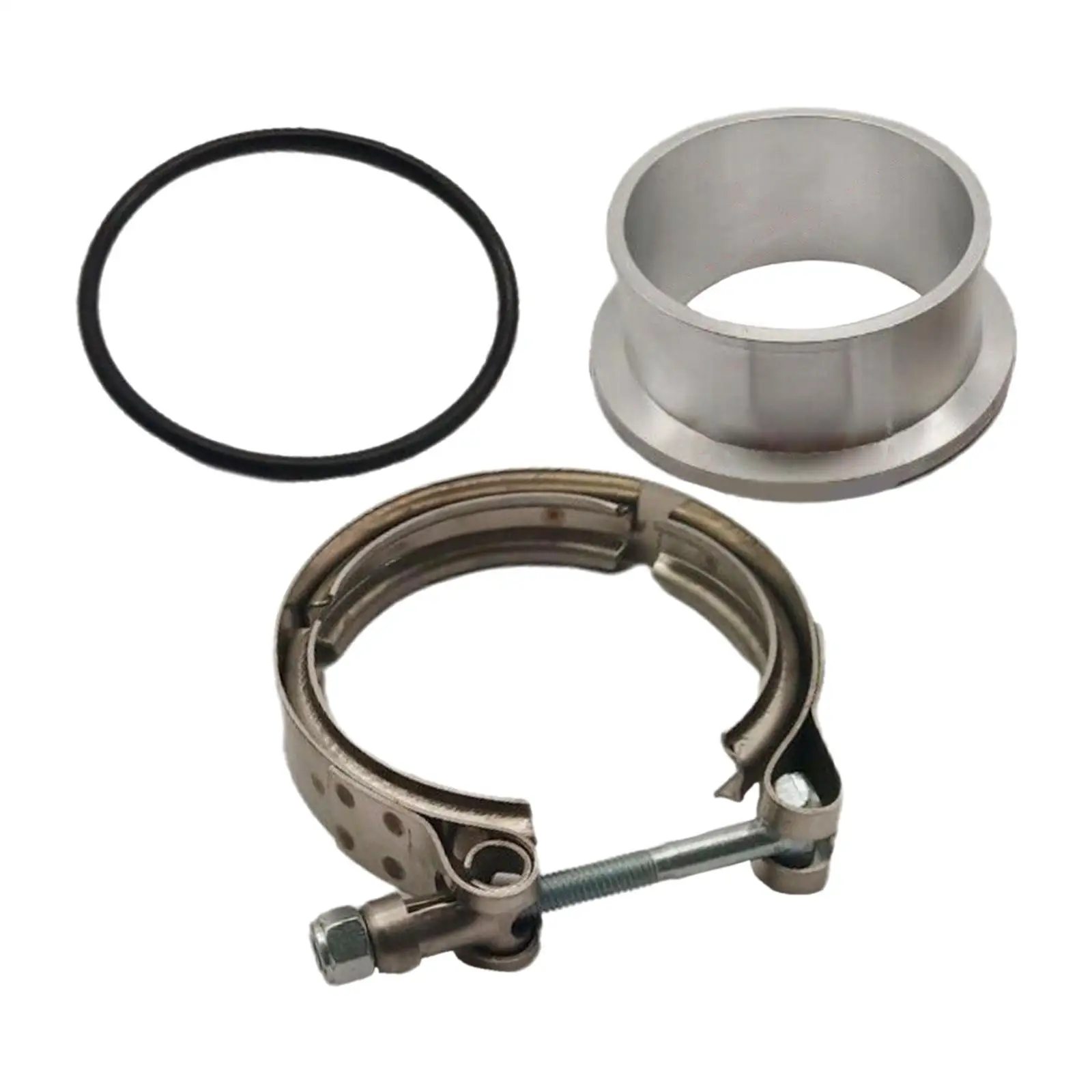 

V Band Clamp Sturdy Turbo Compressor Flange Clamp Exhaust Tube Turbo Outlet Clamp for Cummins 5.9L Holset Replacement Parts