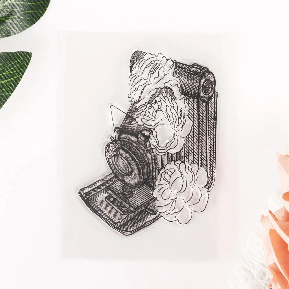 Винтажная камера серии Buji прозрачные силиконовые штампы альбом для скрапбукинга