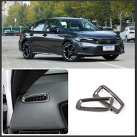 for honda civic 2022 car modeling dashboard air outlet frame stainless steel car interior modification accessories