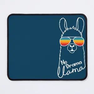 Cute Design For Llama Wearing Sunglasses  Mouse Pad Mousepad Mens Carpet Desk Gamer Play Table Gamin