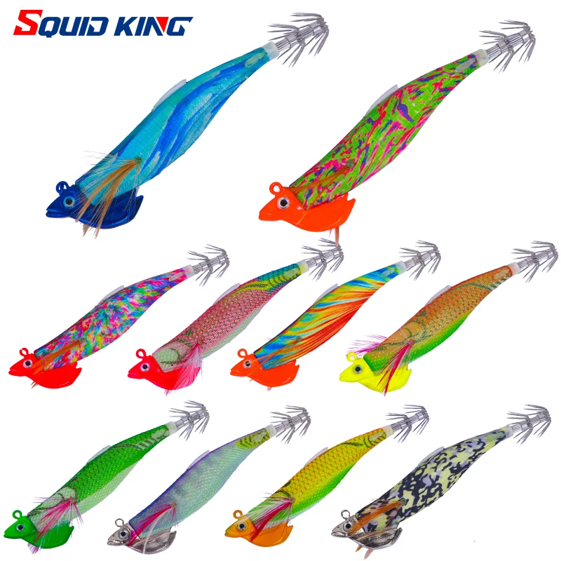 

11.5cm/26g luminous squid Jig head squid lure jig octopus lure sea jig game fishing lure squid hooks