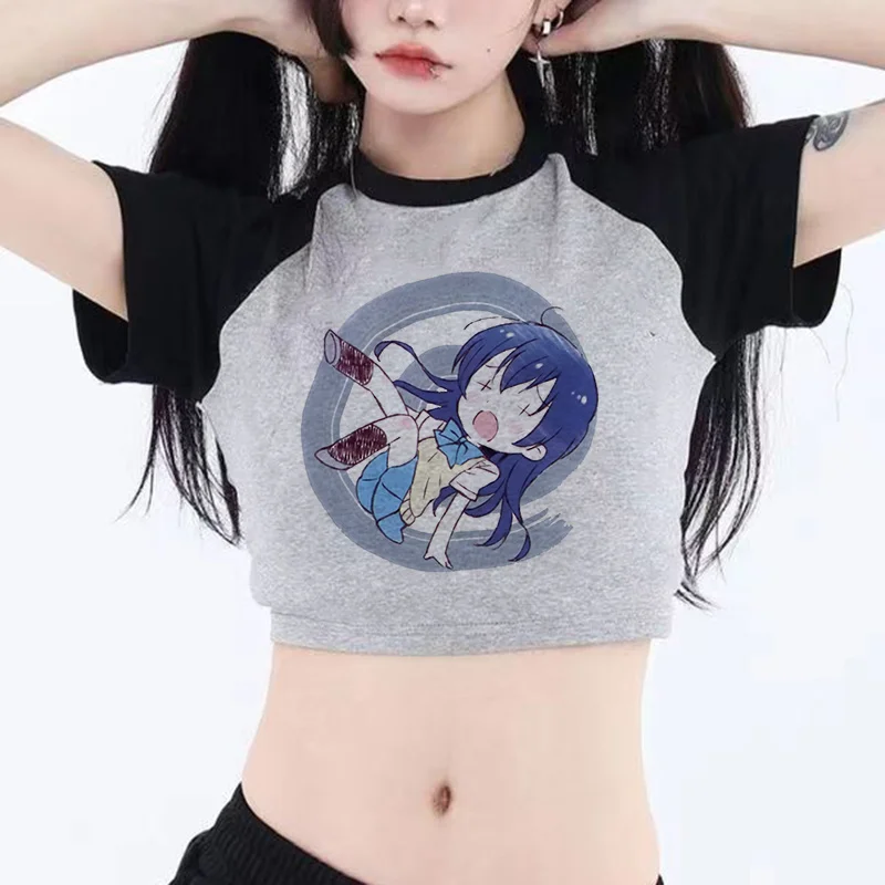 

umi aesthetic cyber y2k trashy crop top Woman korean fashion goth yk2 90s t-shirts tshirt