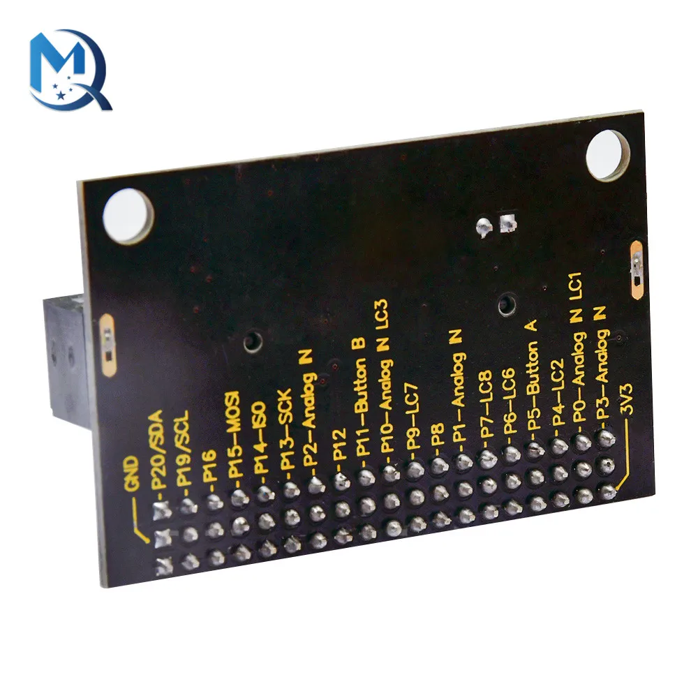 Плата расширения Micro Bit со светодиодным индикатором работы коммуникация IIC или SPI