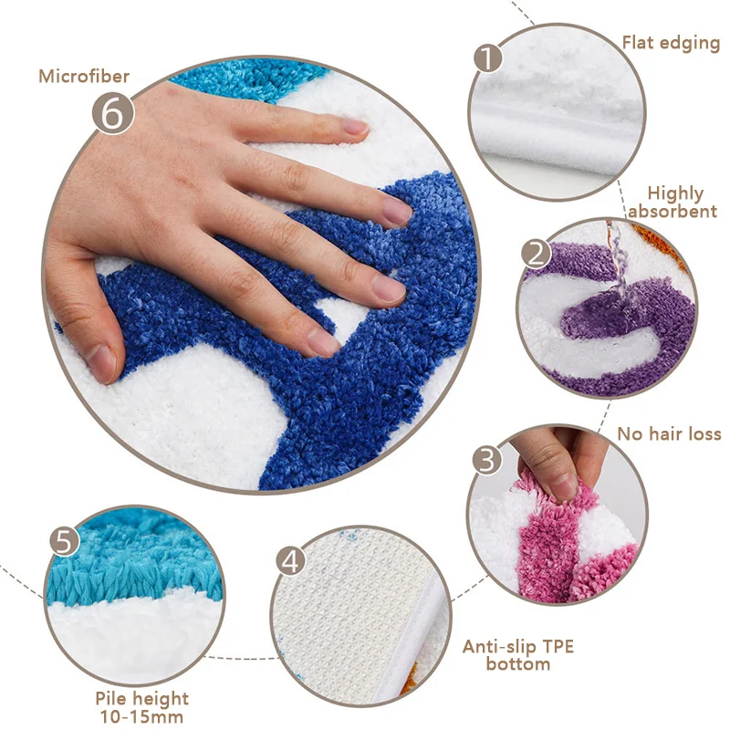 get naked microfiber rug bathroom shower curtain mat sets bath non slip tpe absorbent you look good carpet furniture accessories free global shipping
