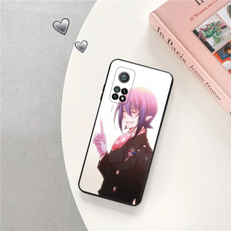 Black Matte Phone Case for Redmi Note12 Note13 Xiaomi 13 12 Pro 12C 12X 12T 13C 12S Lite Ao no Exorcist Yukio Anime Soft Cover