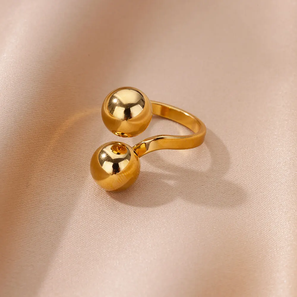 Необычные бусины из нержавеющей стали