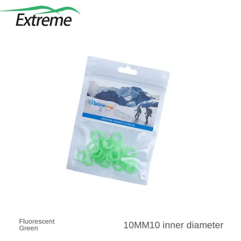 

Outdoor Camping Accessories Silicone Fluorescent Ring Anti-slip Ring Decorative Ring Women And Men Fluorescent Camping