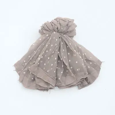 Женские шелковые носки в горошек