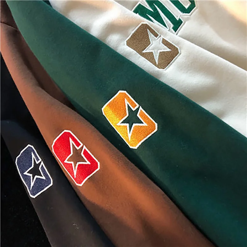 Zip Up Aesthetic Harajuku Woman Hoodie Letter Autumn Sweatshirt Long Sleeve Loose Clothes Y2k Winter Oversized Gothic Casual Men