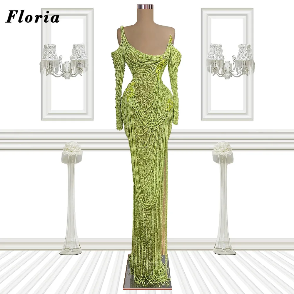 

Женское платье с длинным рукавом, зеленое Элегантное Длинное платье с длинным рукавом