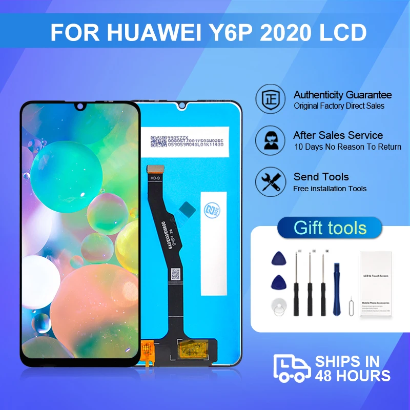

1Pcs 6.3 Inch Y6P 2020 Display For Huawei Honor 9A Lcd Touch Screen Panel Digitizer Assembly With Tools Free Shipping