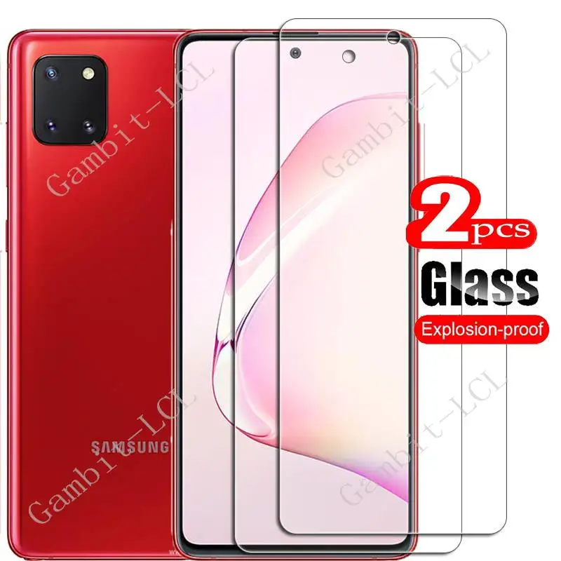 Закаленное защитное стекло для Samsung Galaxy Note10 Lite 6,7 дюйма, 2 шт.