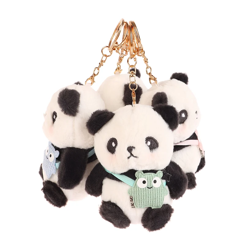 Брелок для ключей в виде милой мультяшной панды 11 см