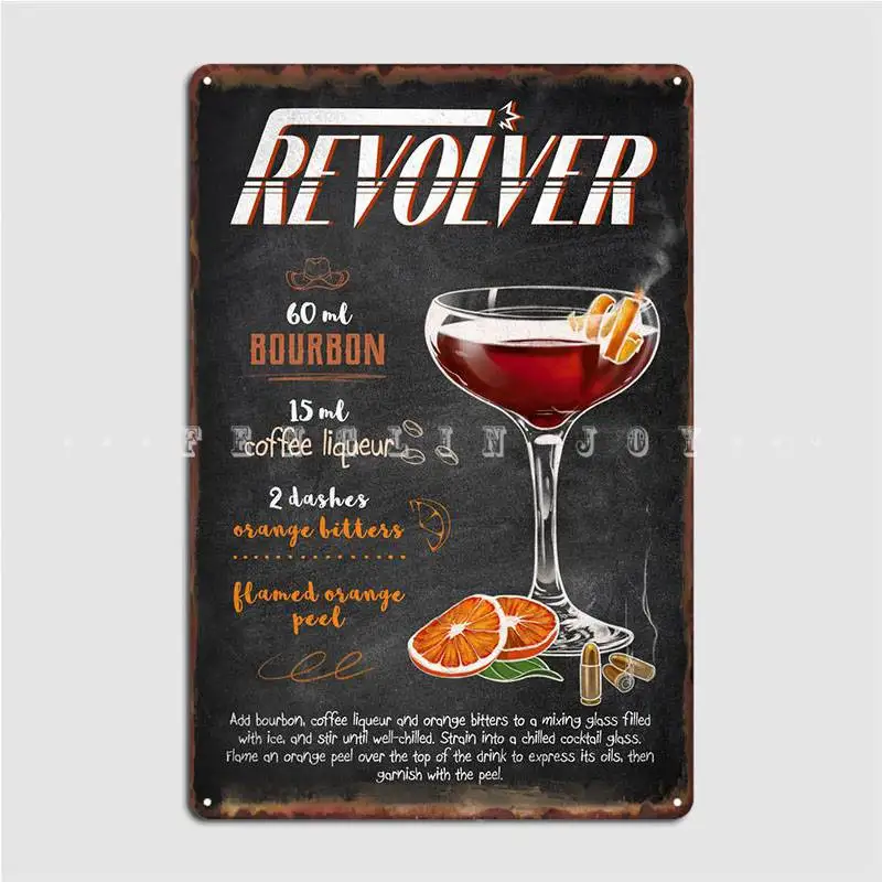 

Revolver Metal Sign Wall Pub Garage Decoration Decoration Club Bar Tin Sign Poster