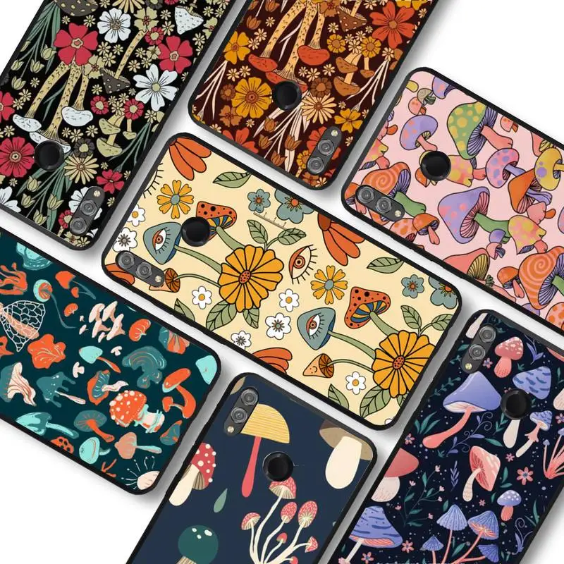 

Fresh Mushrooms Painted Phone Case for Huawei Honor 10 i 8X C 5A 20 9 10 30 lite pro Voew 10 20 V30