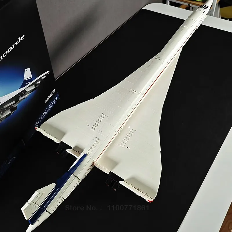 10318 Concorde Airbus строительные блоки техническая 105 см модель самолета кирпич