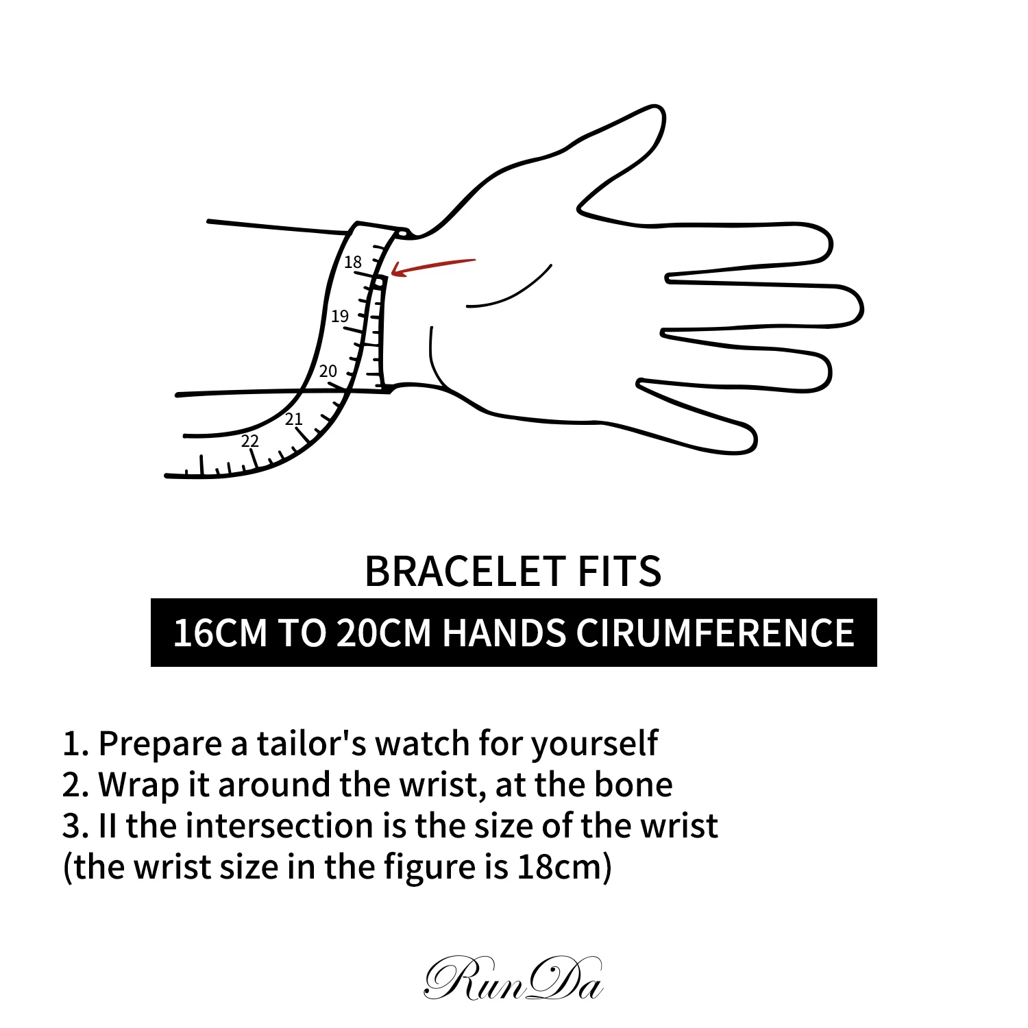 Браслет-цепочка Runda мужской ювелирное изделие ручного изготовления из