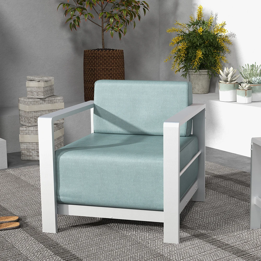 

Waterproof ALuminum Frame Patio Luxury Outdoor Garden Aluminum Sofa Set Furniture