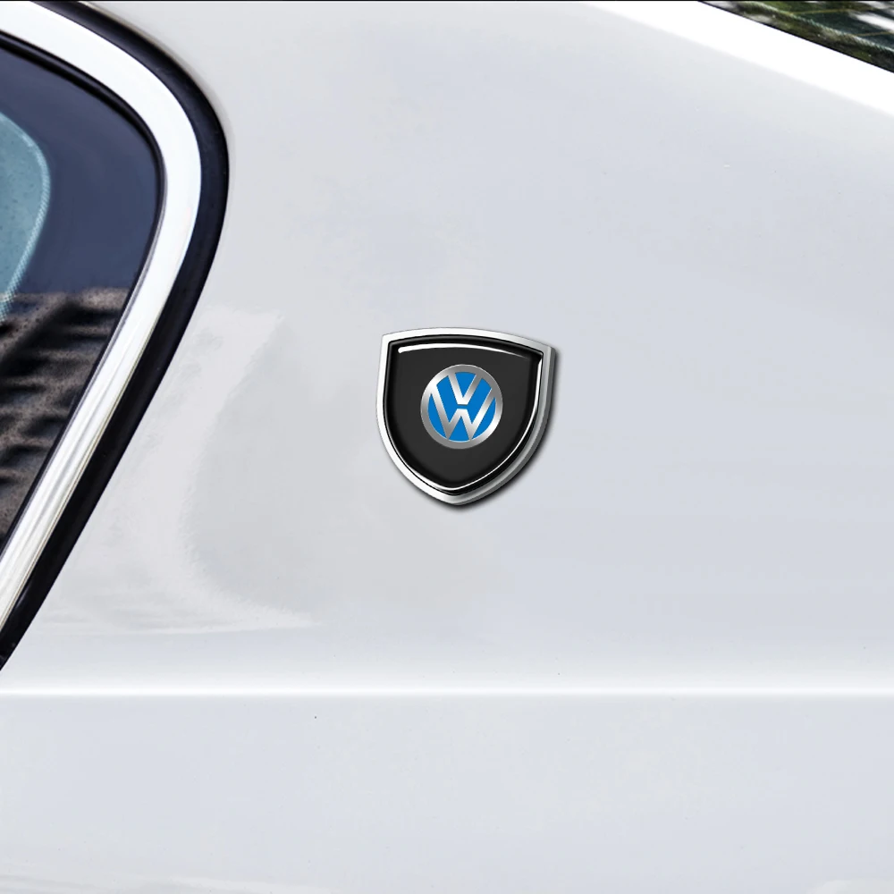 Черные/серебристые наклейки на щиты для универсального гидроизоляции Volkswagen VW GOLF
