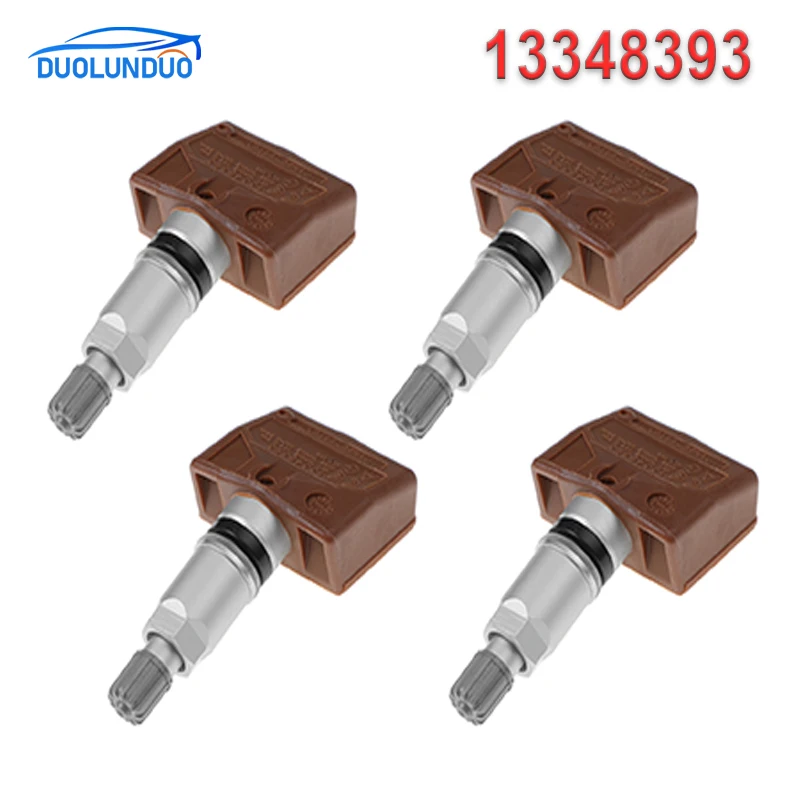 

New 4PCS 13348393 TPMS Tire Pressure Pressure Sensor 433Mhz For Opel Zafira C Astra Insignia For Opel Ampera For Chevrolet Volt